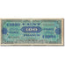 Francja, 100 Francs, 1945 Verso France, 1945, 1945-06-04, VF(30-35)