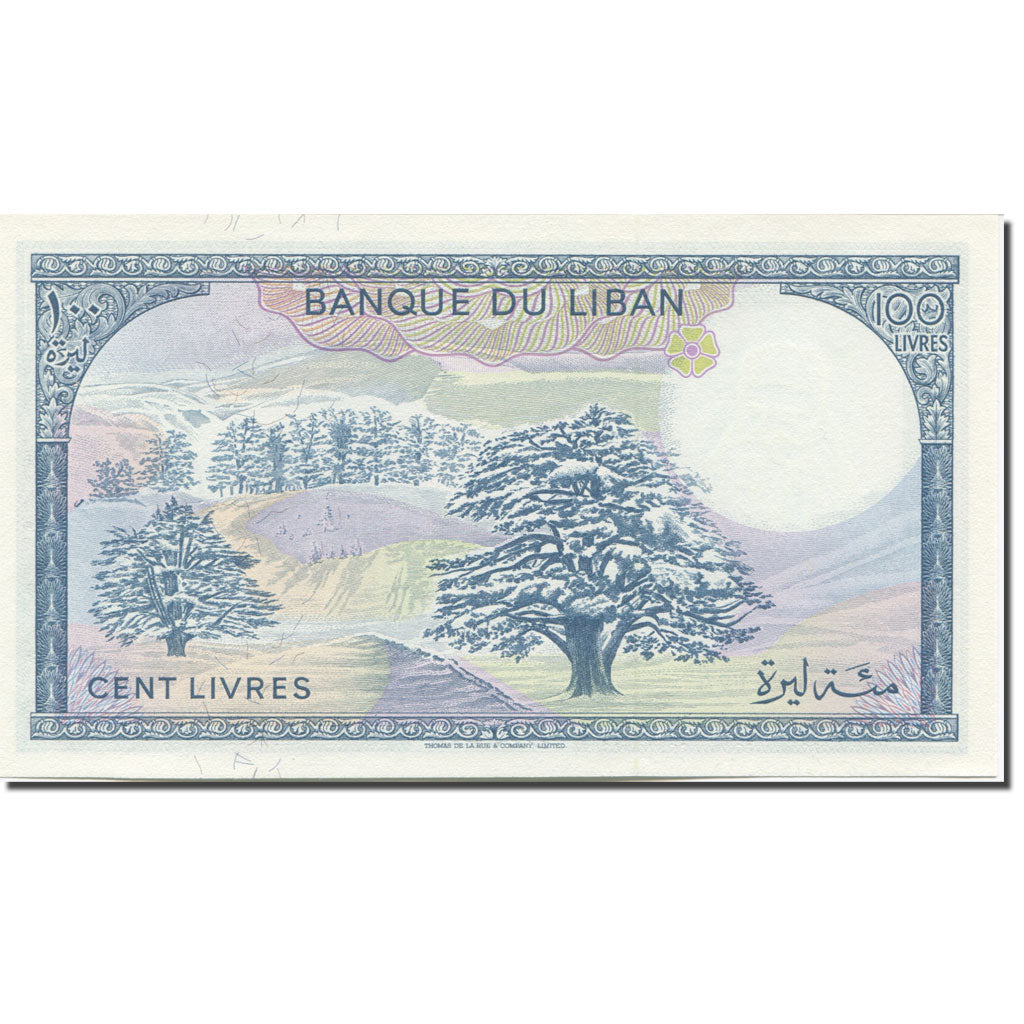Billete, 100 Livres, 1964-1988, Líbano, 1985, KM:66c, UNC