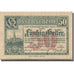 Banknote, Austria, Vienne, 50 Heller, chateau 6, 1921 UNC(60-62) Mehl:FS 1183IIf