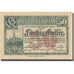 Banknote, Austria, Vienne, 50 Heller, château 9, 1921 UNC(65-70) Mehl:FS 1183IIf