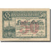 Banknote, Austria, Vienne, 50 Heller, château 3, 1921, UNC(63) Mehl:FS 1183IIf