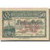 Banknote, Austria, Vienne, 50 Heller, château 4, 1921 UNC(63) Mehl:FS 1183IIf