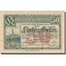 Banknote, Austria, Vienne, 50 Heller, château 11, 1921 UNC(63) Mehl:FS 1183IIf
