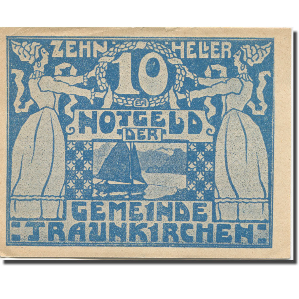 Banknote, Austria, Traunkirchen, 10 Heller, mer, 1920 UNC(63) Mehl:FS 1081