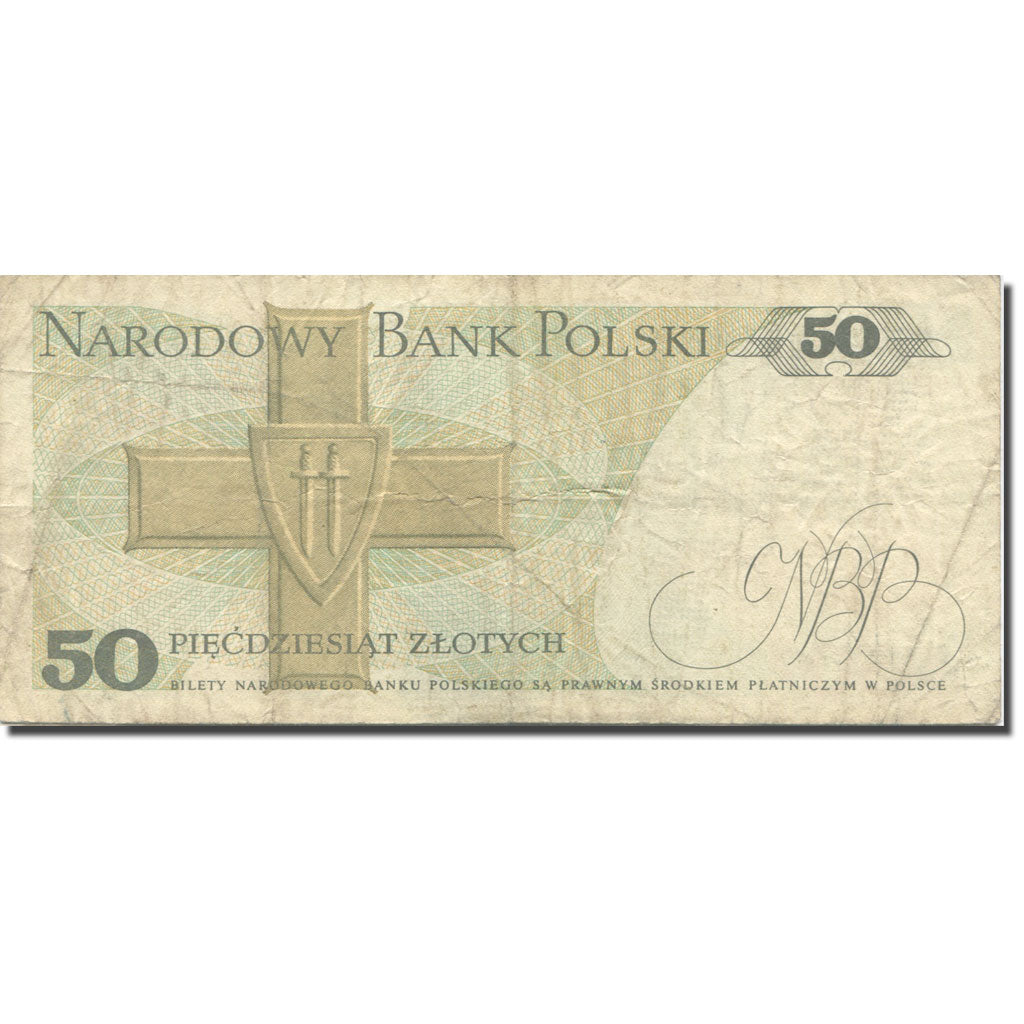 Banknot, Polska, 50 Zlotych, 1988, 1988-05-01, KM:142c, VF(30-35)