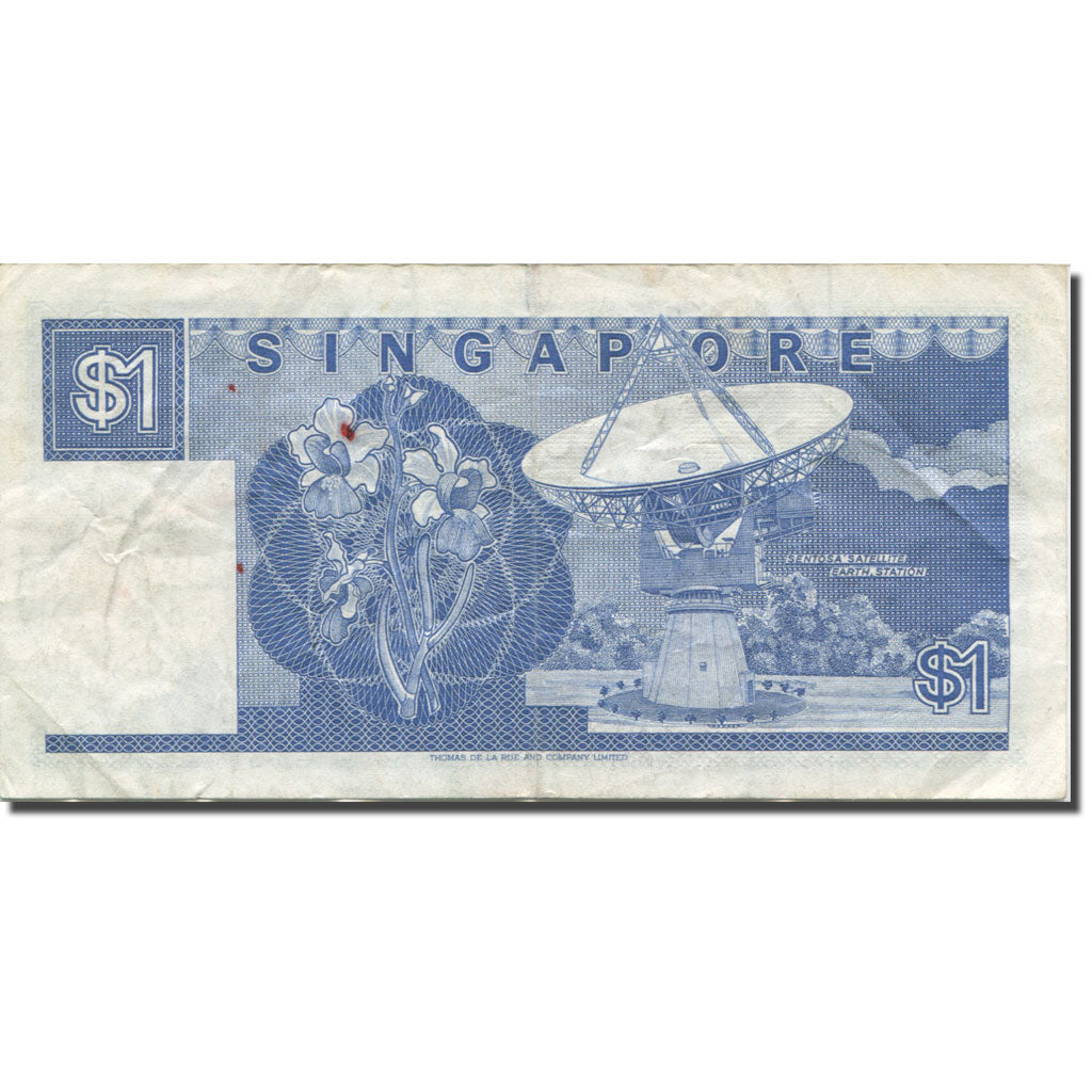 Banknote, Singapore, 1 Dollar, 1984-89, Undated (1987), KM:18a, EF(40-45)