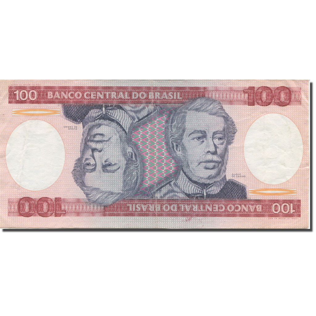 Banknote, Brazil, 100 Cruzeiros, Undated (1981-84), KM:198a, EF(40-45)