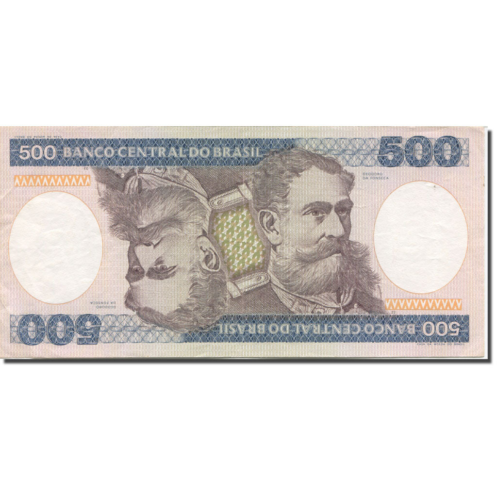 Billete, 500 Cruzeiros, 1981-1985, Brasil, KM:200b, EBC