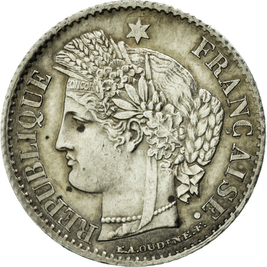 Coin, France, Cérès, 20 Centimes, 1850, Paris, AU(55-58), Silver, KM:758.1