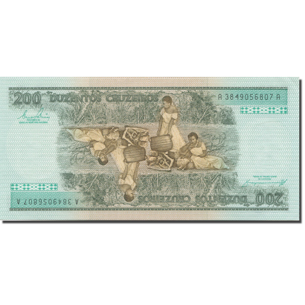 Billete, 200 Cruzeiros, 1981-1985, Brasil, 1981, KM:199a, SC