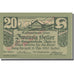 Banknote, Austria, Igls, 20 Heller, chalet, 1920 UNC(65-70) Mehl:FS 403