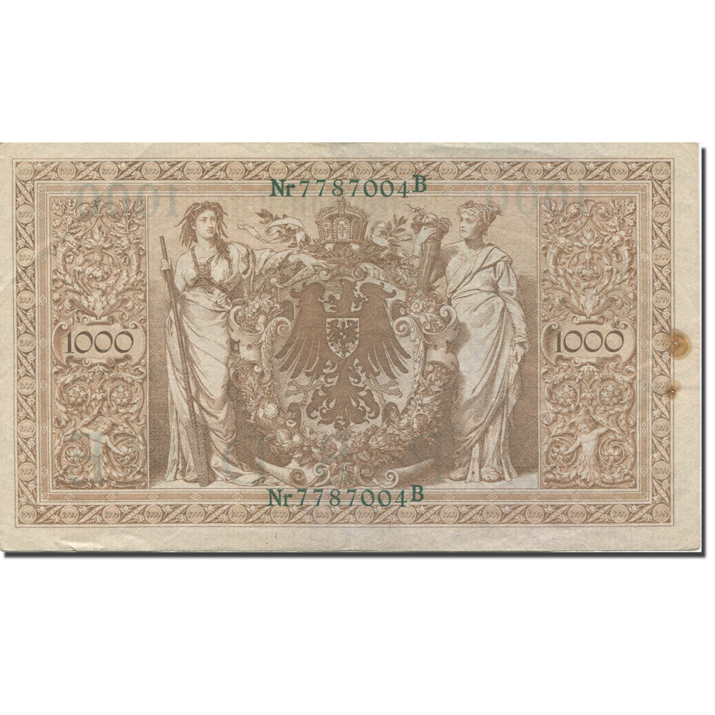 Banconote, Germania, 1000 Mark, 1910, 1910-04-21, KM:45b, BB+