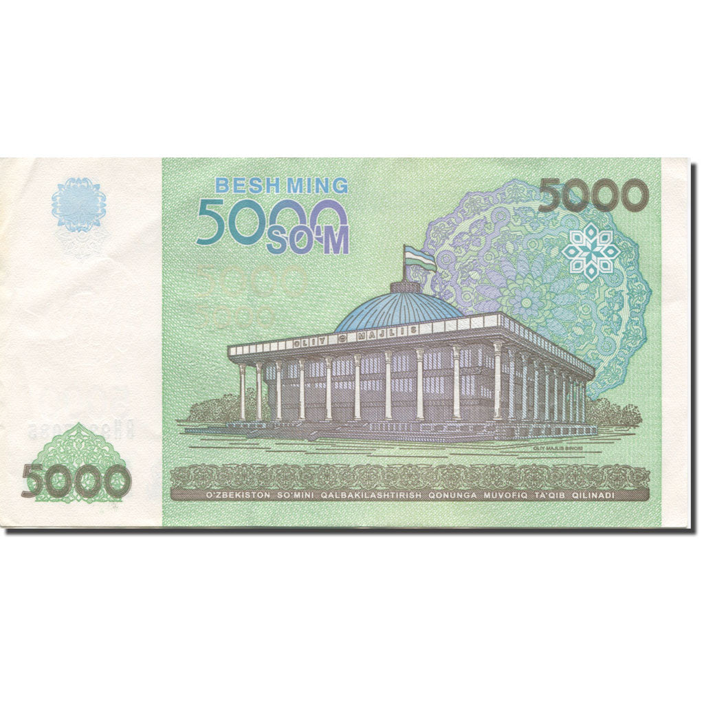 Banconote, Uzbekistan, 5000 Sum, 2013, SPL-