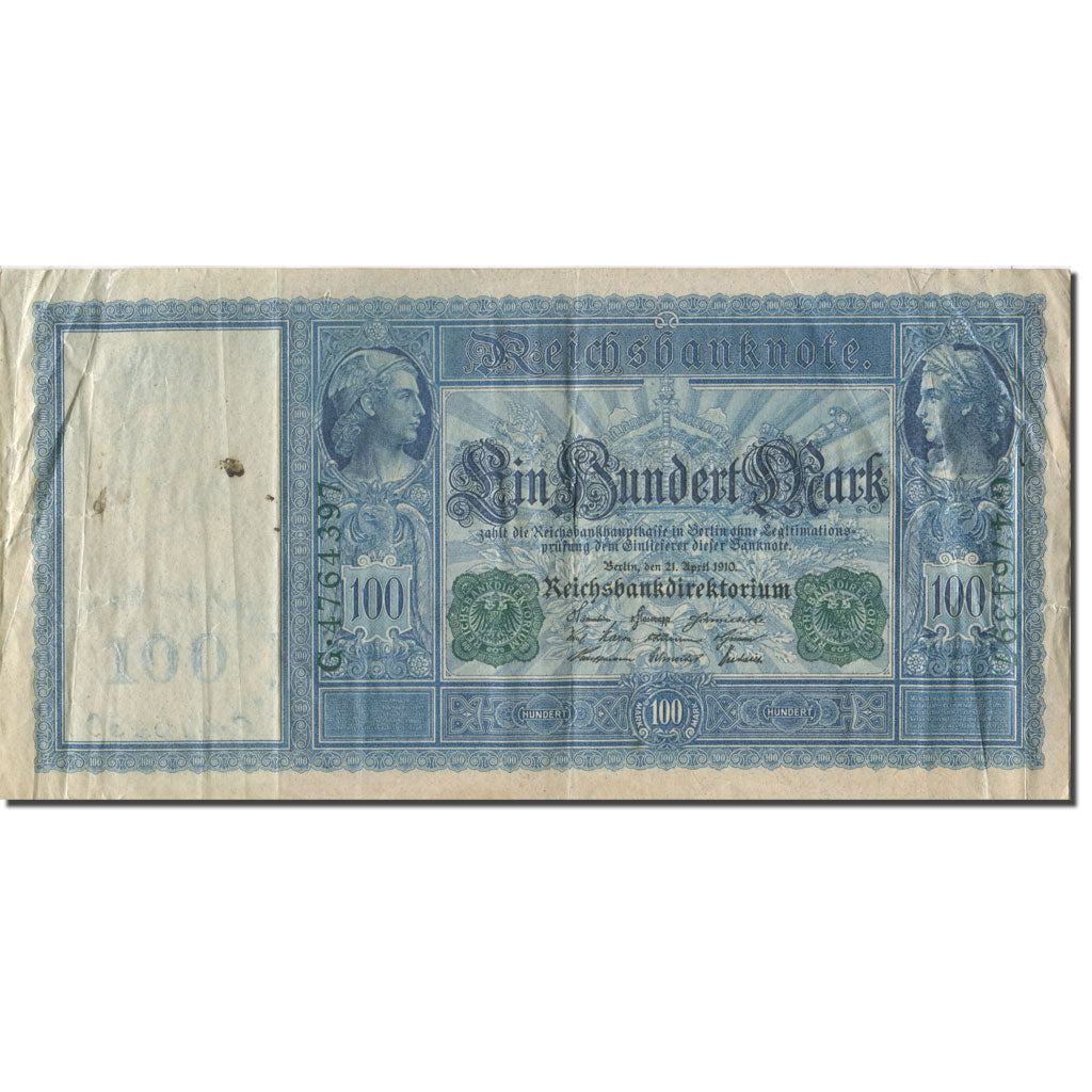 Banknote, Germany, 100 Mark, 1909, 1909-09-10, KM:38, EF(40-45)
