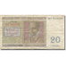 Geldschein, Belgien, 20 Francs, 1956, 1956-04-03, KM:132b, S+