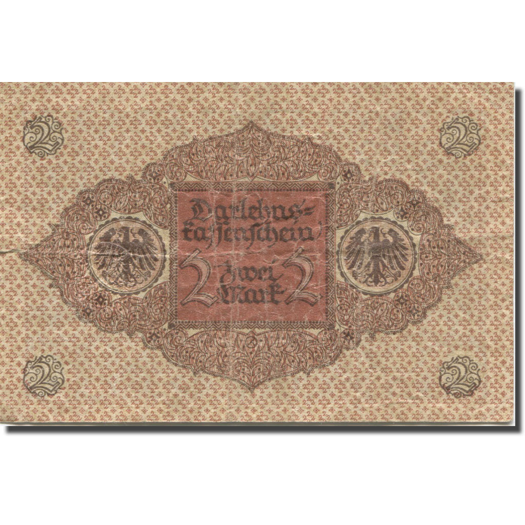 Geldschein, Deutschland, 2 Mark, 1920, 1920-03-01, KM:60, SS