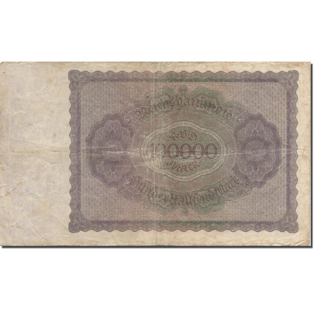 Geldschein, Deutschland, 100,000 Mark, 1923, 1923-02-01, KM:83a, SS