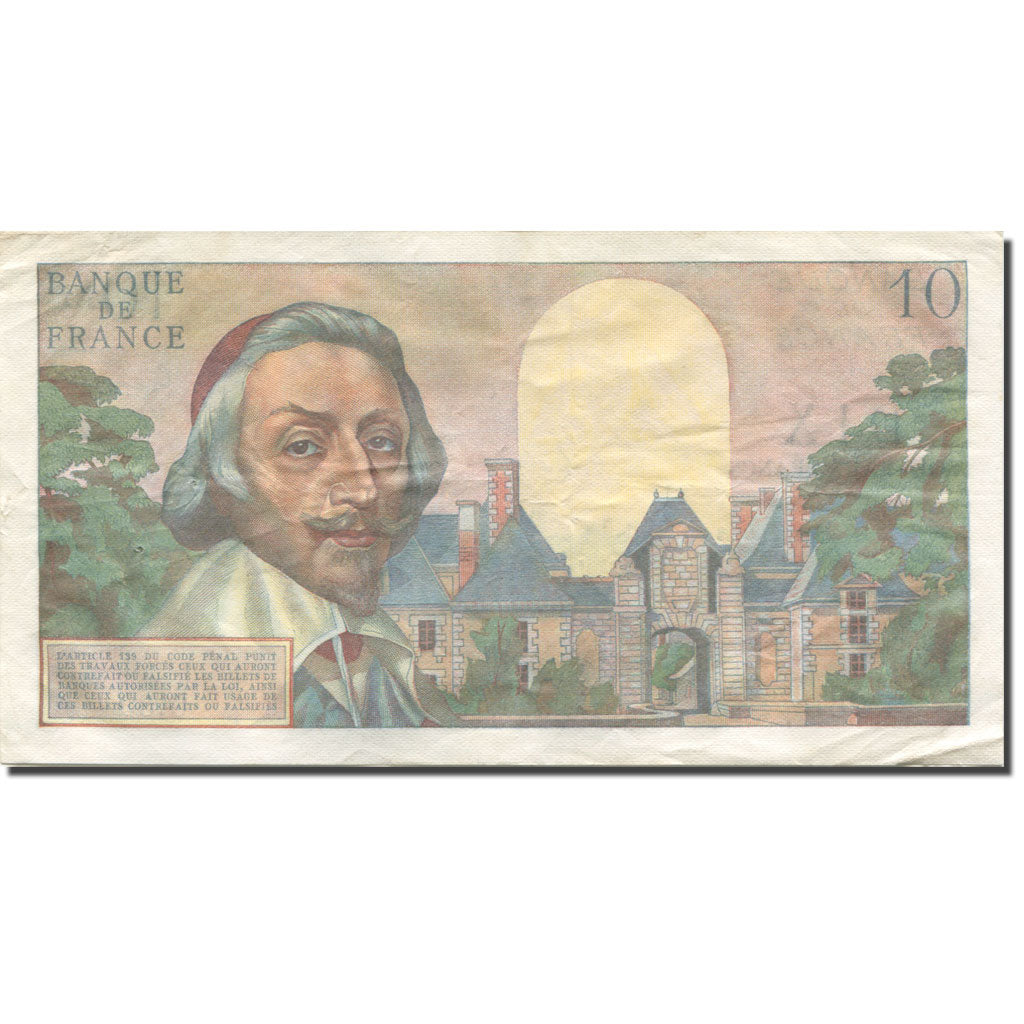 Frankrijk, 10 Nouveaux Francs, Richelieu, 1959, 1959-10-15, SUP, Fayette:57.3