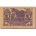 Banknote, Austria, Kirchberg, 10 Heller, cheval, 1920 UNC(63) Mehl:FS 443c