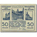 Billet, Autriche, Hagenberg, 50 Heller, eglise 2, 1921-03-31, SPL Mehl:FS 330a