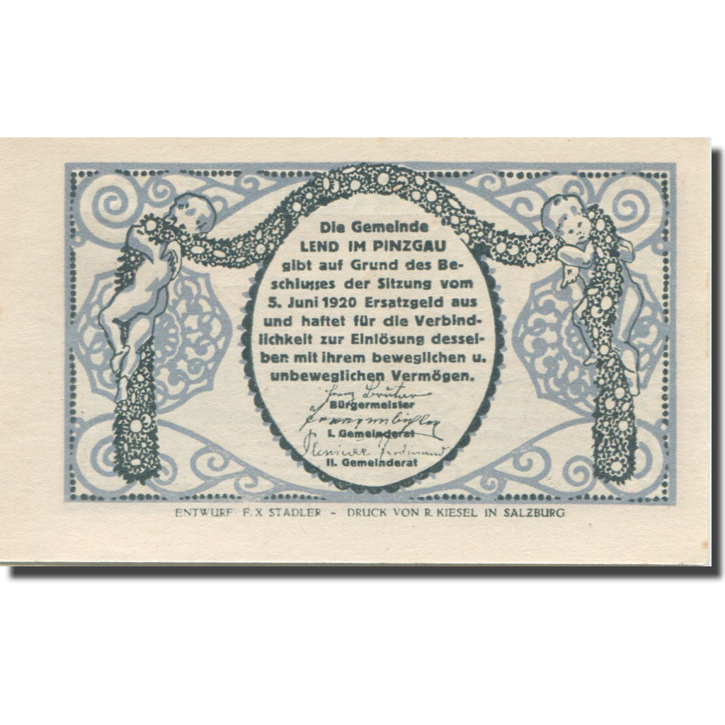 Banknote, Austria, Lend, 80 Heller, pont 1920-06-05, UNC(65-70) Mehl:FS 511IIb