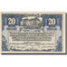 Banknote, Austria, Lambach, 20 Heller, chateau 1, 1920 UNC(65-70) Mehl:FS 496a