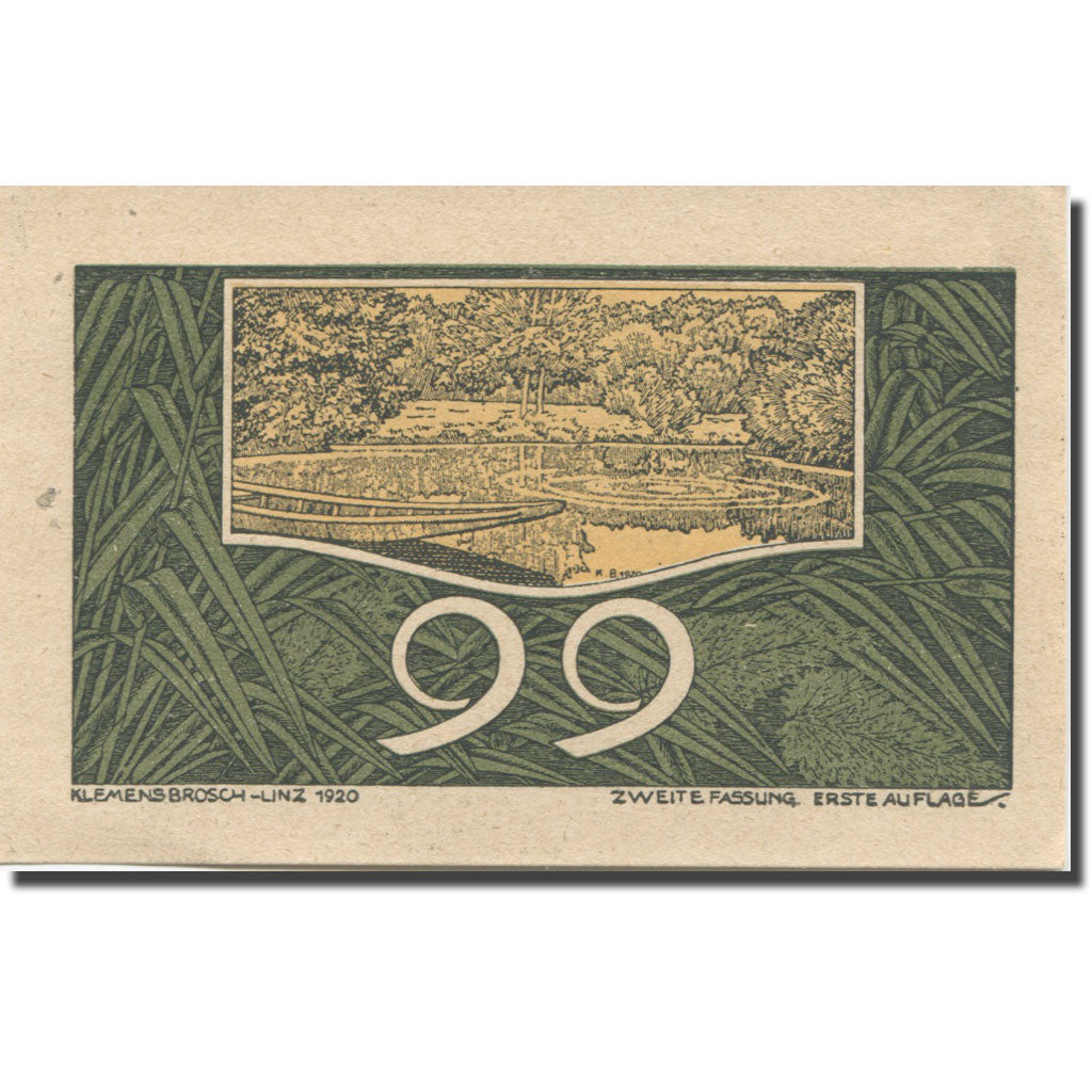 Banconote, Austria, St Georgen, 99 Heller, Foret, 1920, FDS, Mehl:FS 886IIb
