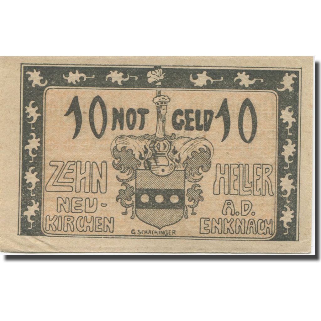 Banknote, Austria, Neukirchen, 10 Heller, Blason, 1920, UNC(63), Mehl:FS 656b