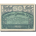 Banknote, Austria, St Veit, 50 Heller, rue, 1920 UNC(65-70) Mehl:FS 944a