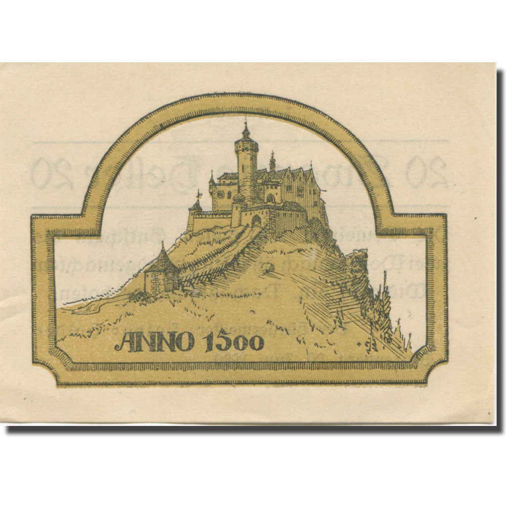 Banknote, Austria, Waxenberg, 20 Heller, Blason, 1920, UNC(63) Mehl:FS 1144I