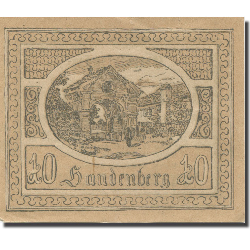 Banknote, Austria, Handenberg, 10 Heller, ferme, 1920 UNC(63) Mehl:FS 347a