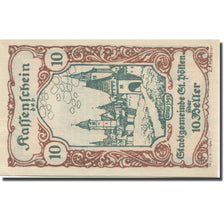 Banknote, Austria, St Pölten, 10 Heller, château, 1920 UNC(63) Mehl:FS 927III