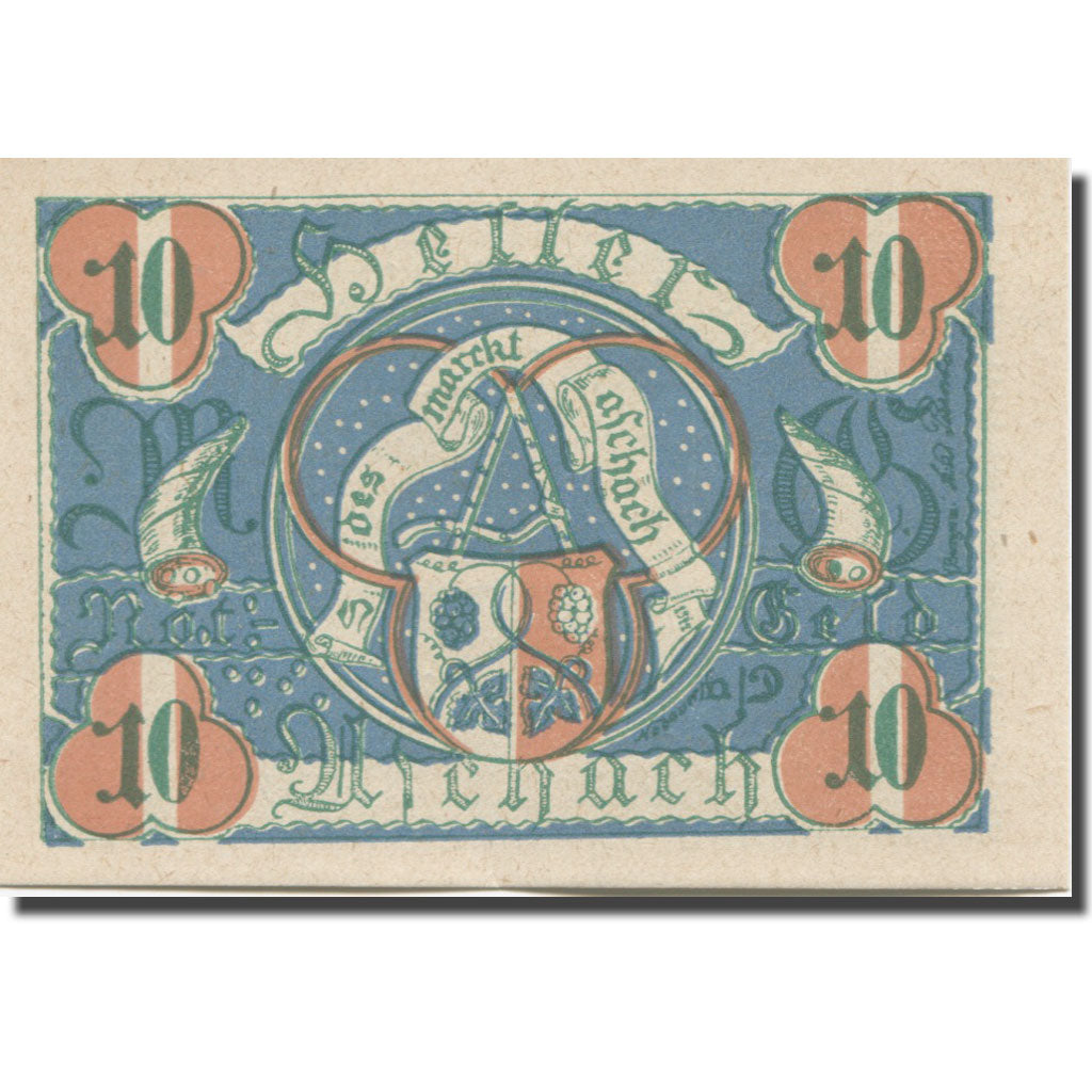 Banknote, Austria, Aschach, 10 Heller, Blason, 1920, UNC(65-70), Mehl:FS 53IIb20