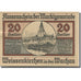 Banknote Austria Weissenkirchen, 20 Heller, Eglise, 1920 UNC(63) Mehl:FS 1158Ia