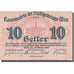 Banknote, Austria, Vienne, 10 Heller, château, 1920 UNC(63) Mehl:FS 1183II