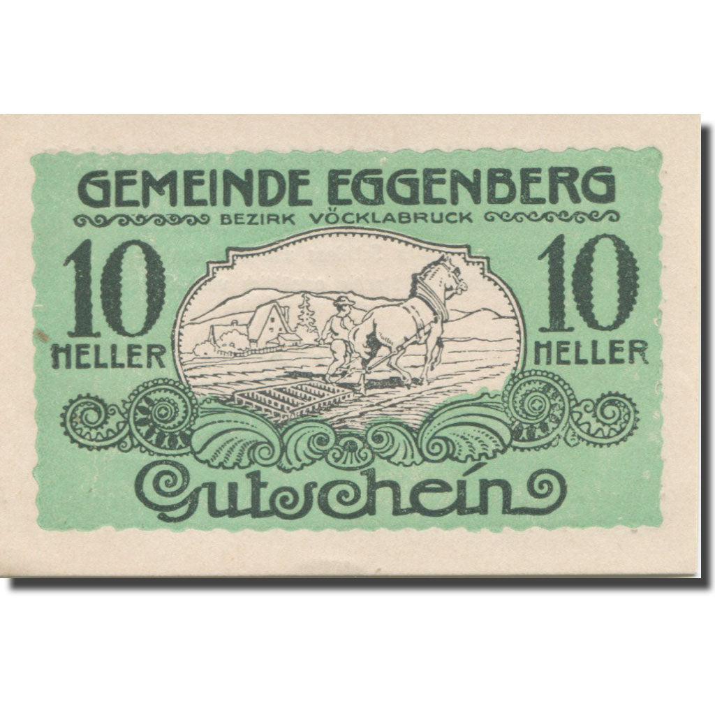 Banknote, Austria, Eggenberg, 10 Heller, champs, UNC(63), Mehl:FS 161