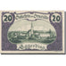 Billet, Autriche, Eggerding, 20 Heller, Eglise1920-12-31, SPL, Mehl:FS 166c
