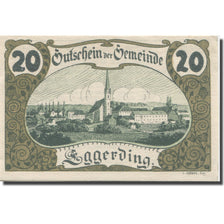 Banknot, Austria, Eggerding, 20 Heller, Eglise 1920-12-31, UNC(63) Mehl:FS 166a