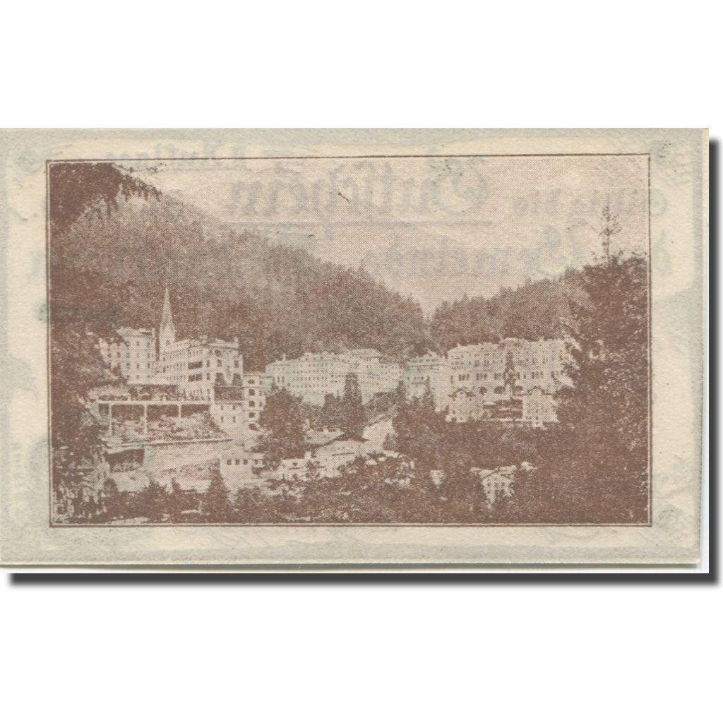 Billet, Autriche, Bad Gastein, 60 Heller, montagne 1920-12-31, SPL Mehl:FS 75IIa