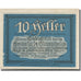 Banknote, Austria, Siezenheim, 10 Heller, montagne, 1920, UNC(63), Mehl:FS 996c1