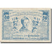 Banknote, Austria, Lambach, 50 Heller, personnage, 1920 UNC(63) Mehl:FS 658