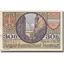 Billet, Autriche, Innsbruck, 30 Heller, rue 1, 1920-12-31, SPL Mehl:FS 412Ia