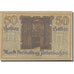 Banknote, Austria, Peuerbach, 50 Heller, Monument, 1920 UNC(63) Mehl:FS 742Ia