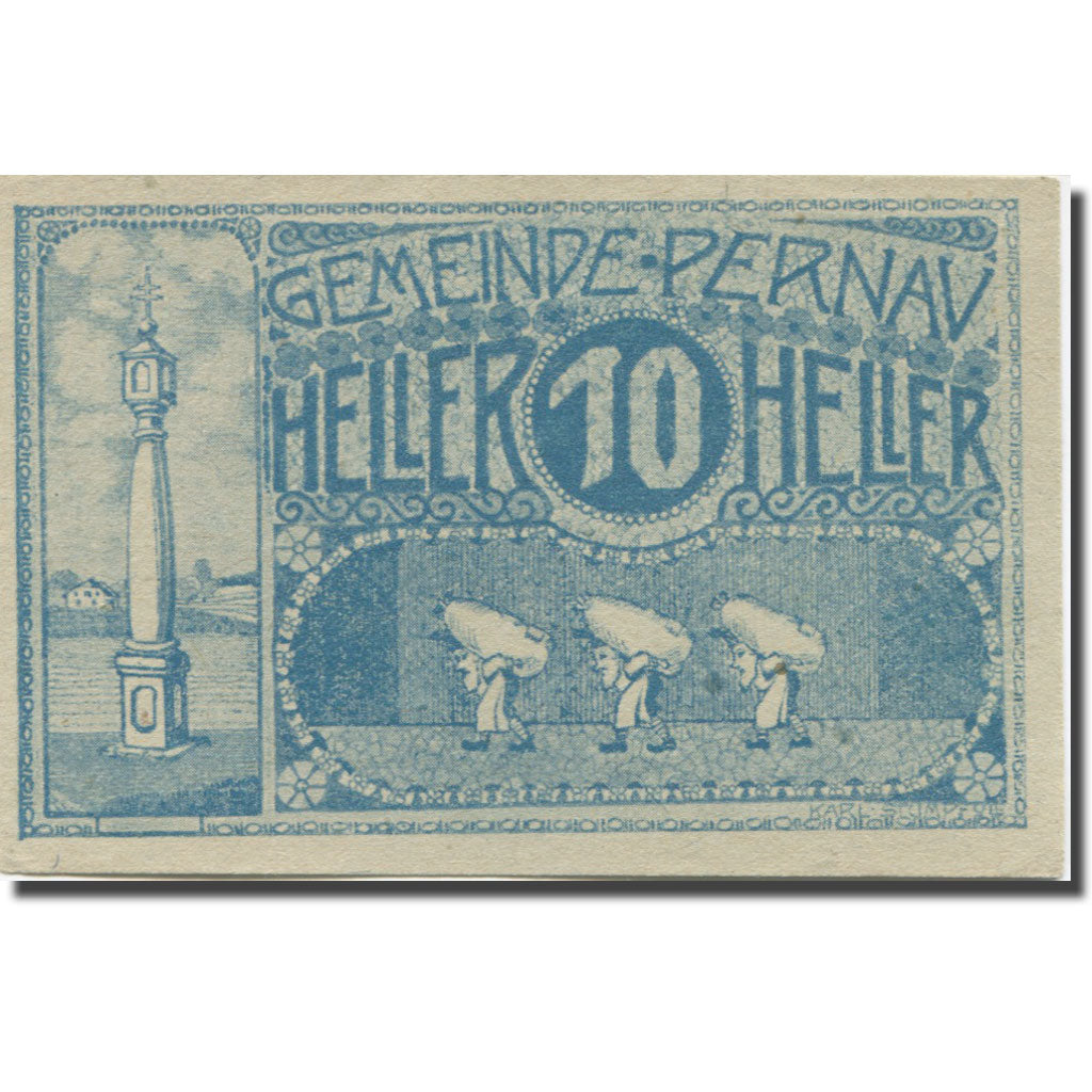 Banknote, Austria, Pernau, 10 Heller, champs 1920-10-31, UNC(63), Mehl:FS 734II
