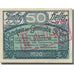 Banknote, Austria, St Veit, 50 Heller, paysage, 1920, UNC(63) Mehl:FS 944b