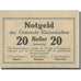 Banknote, Austria, Kleinmünchen, 20 Heller, château, 1920 SPL Mehl:FS 456a