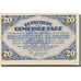 Banconote, Austria, Parz, 20 Heller, manoir 1, 1920-03-14, FDS Mehl:FS 721a