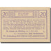 Banknote, Austria, St Johann, 20 Heller, ferme, 1920 UNC(65-70) Mehl:FS 894aa