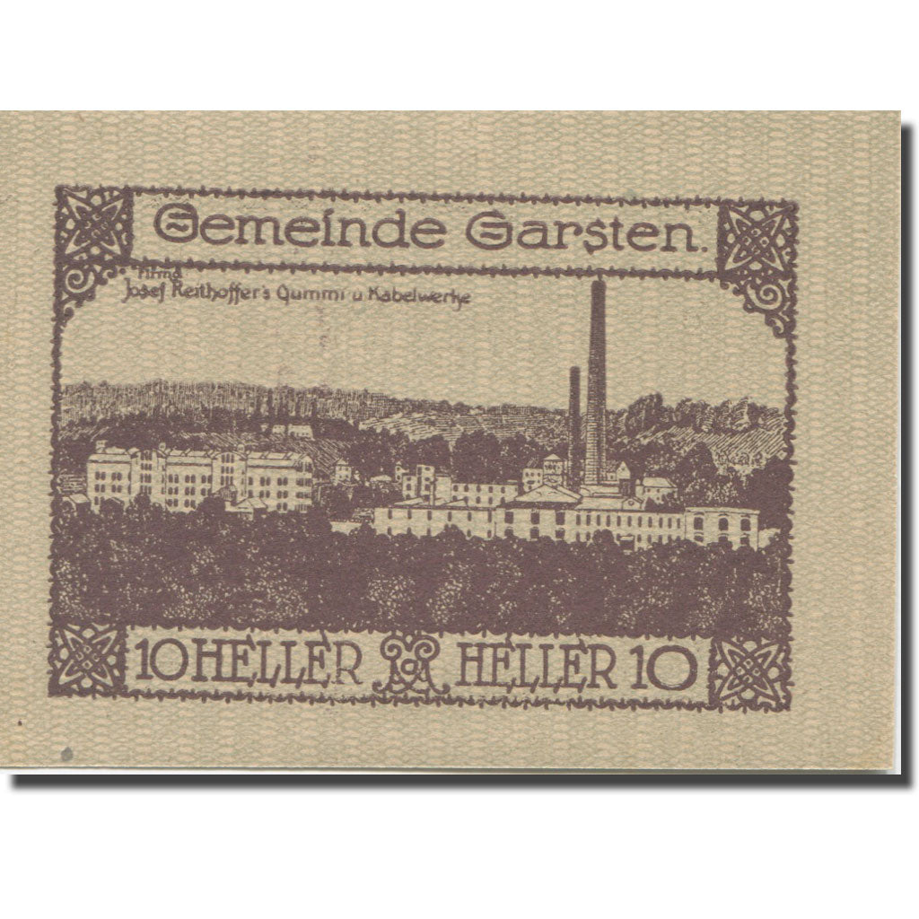 Banknote, Austria, Garsten, 10 Heller, Usine, UNC(65-70), Mehl:FS 224