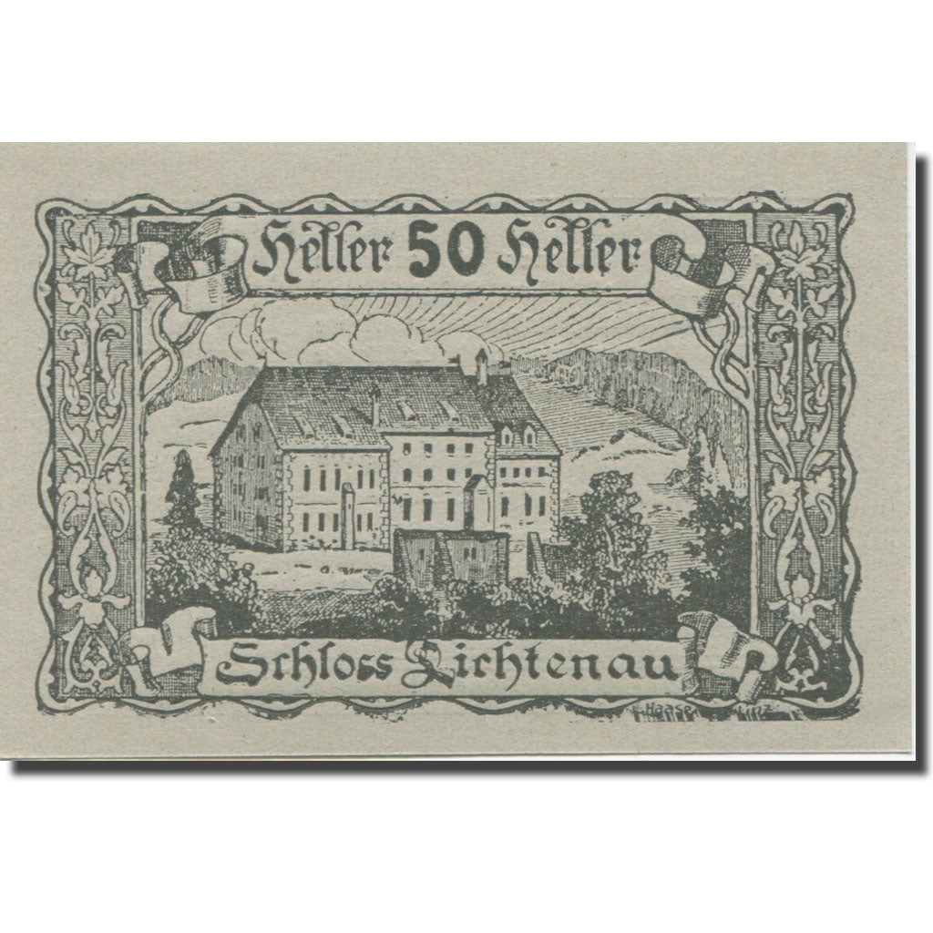 Banknote, Germany, Lichtenau, 50 Heller, école, 1920 UNC(65-70) Mehl:FS 517